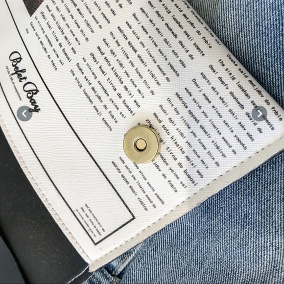 🌷3X HP 🌷 Brand New Envelope Women Newspaper Clutch Chain Purse Crossbody Mes… - Picture 8 of 17